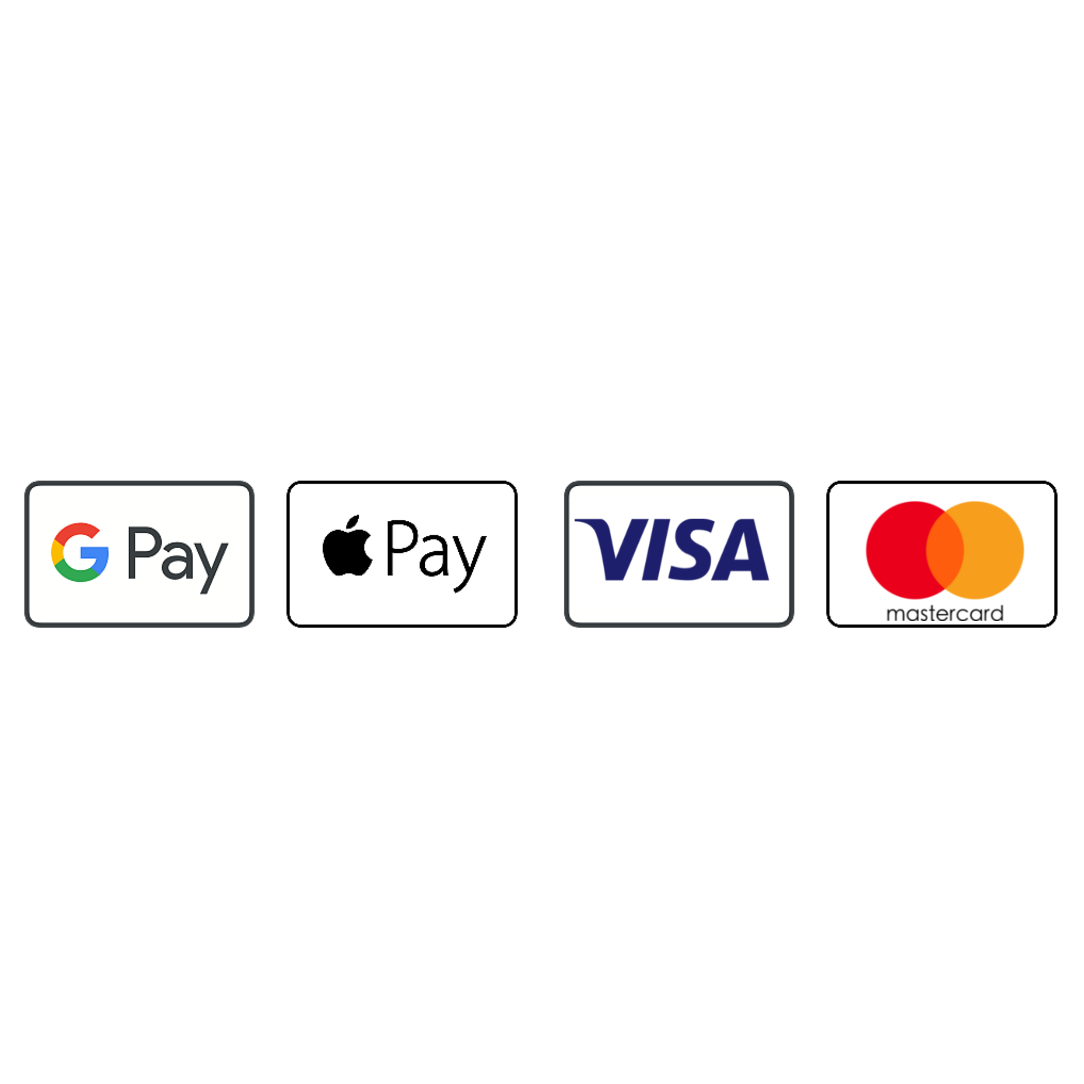 Visa Mastercard ApplePay GooglePay